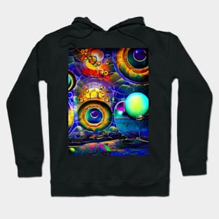 abstract circles Hoodie